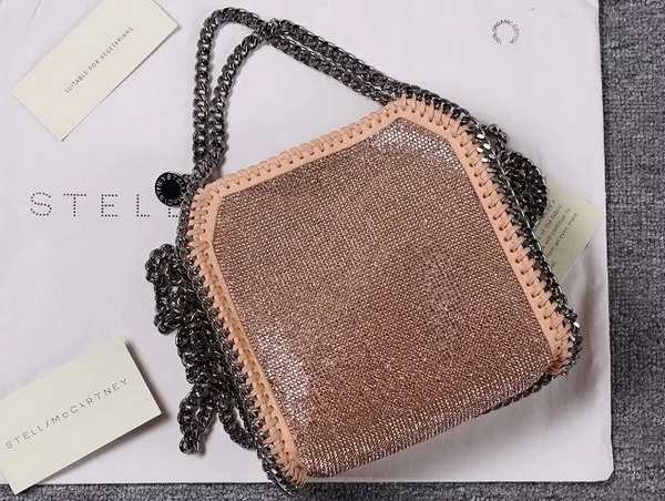 Stella Mccartney Falabella Crystal Stones Tiny Tote in Powder for Sale