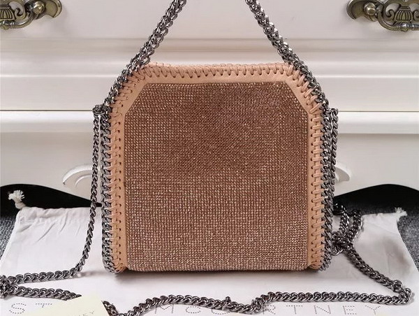 Stella Mccartney Falabella Crystal Stones Tiny Tote in Powder for Sale