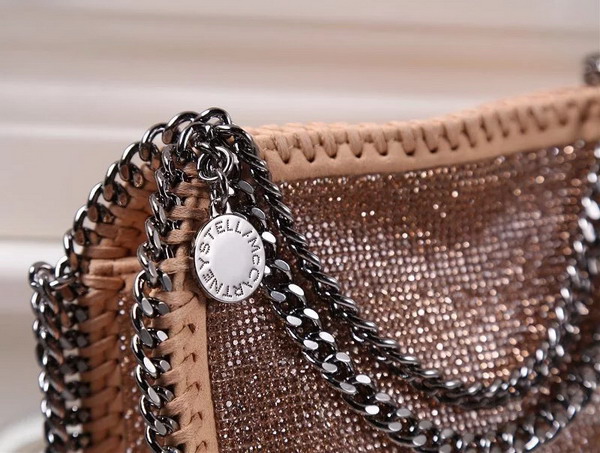 Stella Mccartney Falabella Crystal Stones Tiny Tote in Powder for Sale