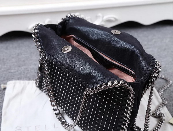 Stella Mccartney Falabella Studded Mini Tote in Black for Sale