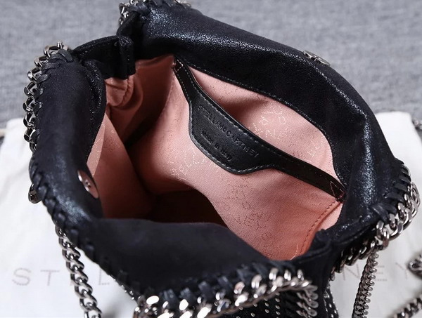 Stella Mccartney Falabella Studded Mini Tote in Black for Sale