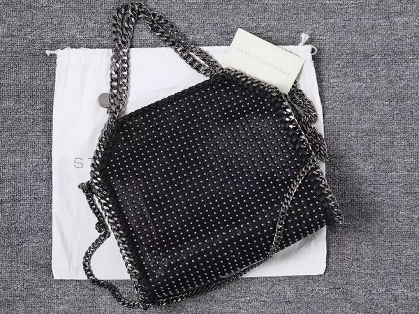 Stella Mccartney Falabella Studded Mini Tote in Black for Sale