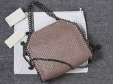 Stella Mccartney Falabella Studded Mini Tote in Camel for Sale