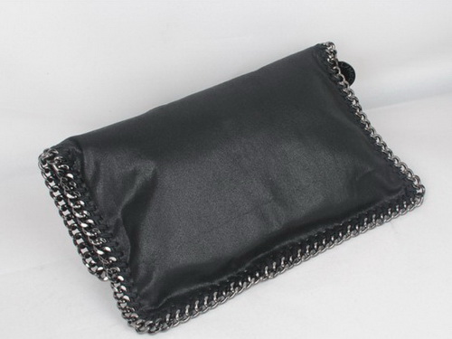 Stella Mccartney Foldover Clutch Black for Sale