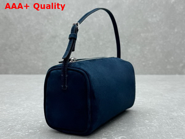 The Row 90s Bag in Blue Nubuck Leather Replica