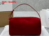 The Row 90s Bag in Chianti Nubuck Leather Replica