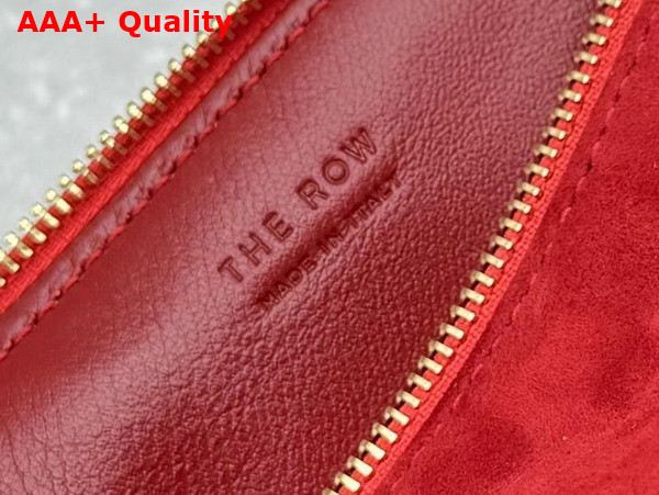 The Row 90s Bag in Chianti Nubuck Leather Replica