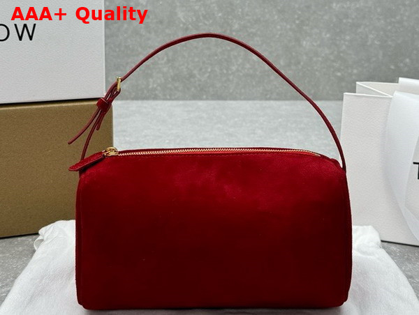 The Row 90s Bag in Chianti Nubuck Leather Replica