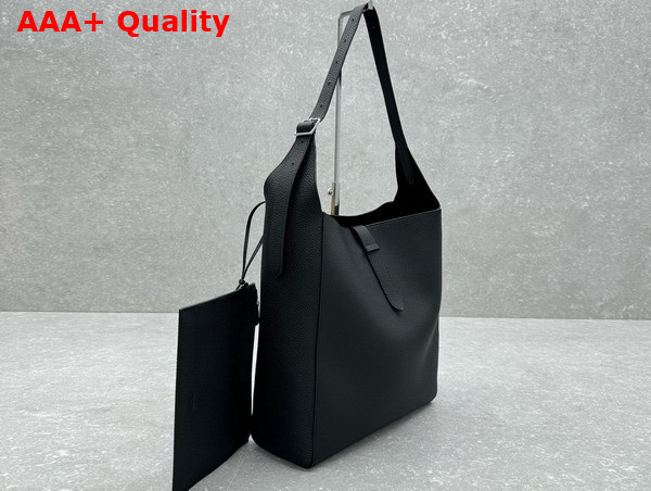 The Row Blake Hobo in Black Leather Replica