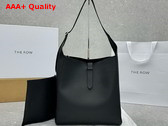 The Row Blake Hobo in Black Leather Replica