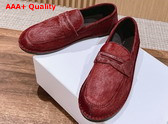 The Row Cary Loafer in Pony Wine Replica