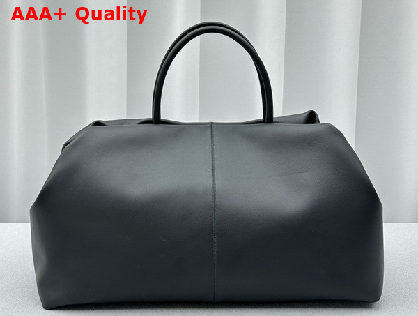 The Row Elio Bourse Bag in Black Nappa Leather Replica