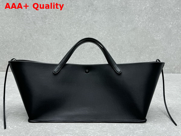 The Row Idaho Bag in Black Leather Replica