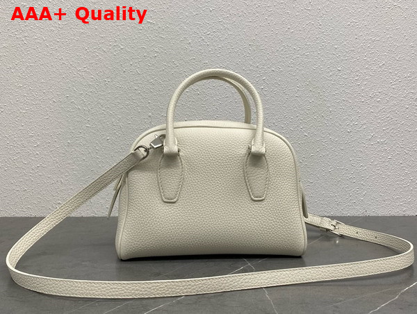 The Row India 10 00 Bag in White Leather Replica