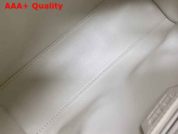 The Row India 10 00 Bag in White Leather Replica