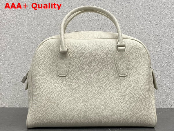 The Row India 12 00 Bag in White Leather Replica