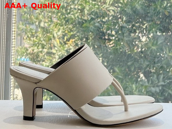 The Row Signum Sandal in White Leather Replica