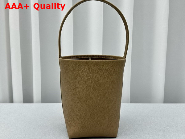 The Row Small N S Park Tote in Beige Leather Replica