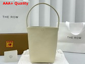 The Row Small N S Park Tote in Ivory Leather Replica