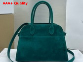 The Row Soft Margaux 10 Bag in Cyprus Suede Leather Replica