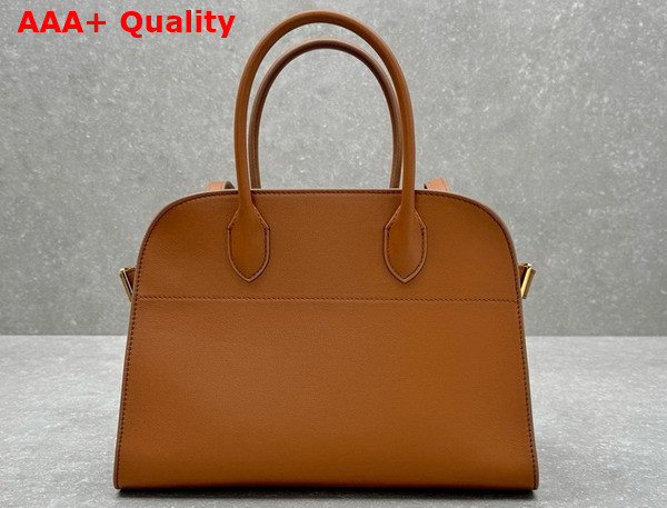 The Row Soft Margaux 12 Bag in Cuir Smooth Saddle Leather Replica