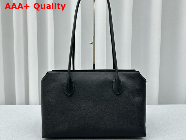 The Row Terrasse Bag in Black Leather Replica